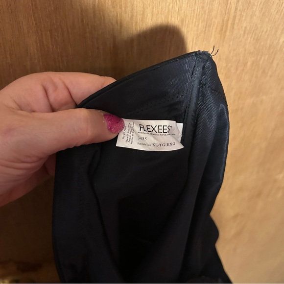 Flexees Midnight Black High waisted Shapewear. Size XL - Picture 6 of 6